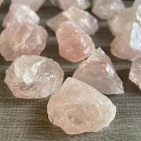 Rose Quartz Rough Natural Stones, 1.25-2" Raw Rose Quartz, Wholesales Bulk Lot