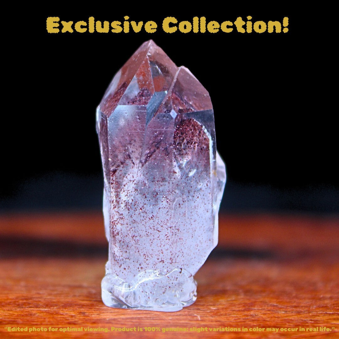 Natural Phantom Clear Quartz Crystal 6g 3x2 cm Rare Inclusion from India