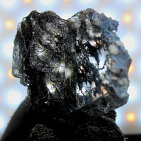 Calcite Black Rutile Inclusions 45g Rare Mineral Specimen India 6x4.5cm