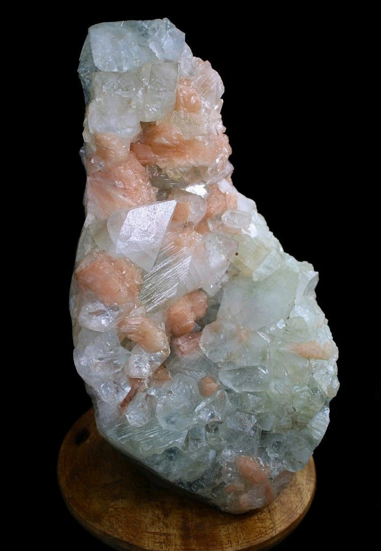 Apophyllite Point & Stilbite Crystal Cluster 5lb  Reiki Energy Stone 20×13cm