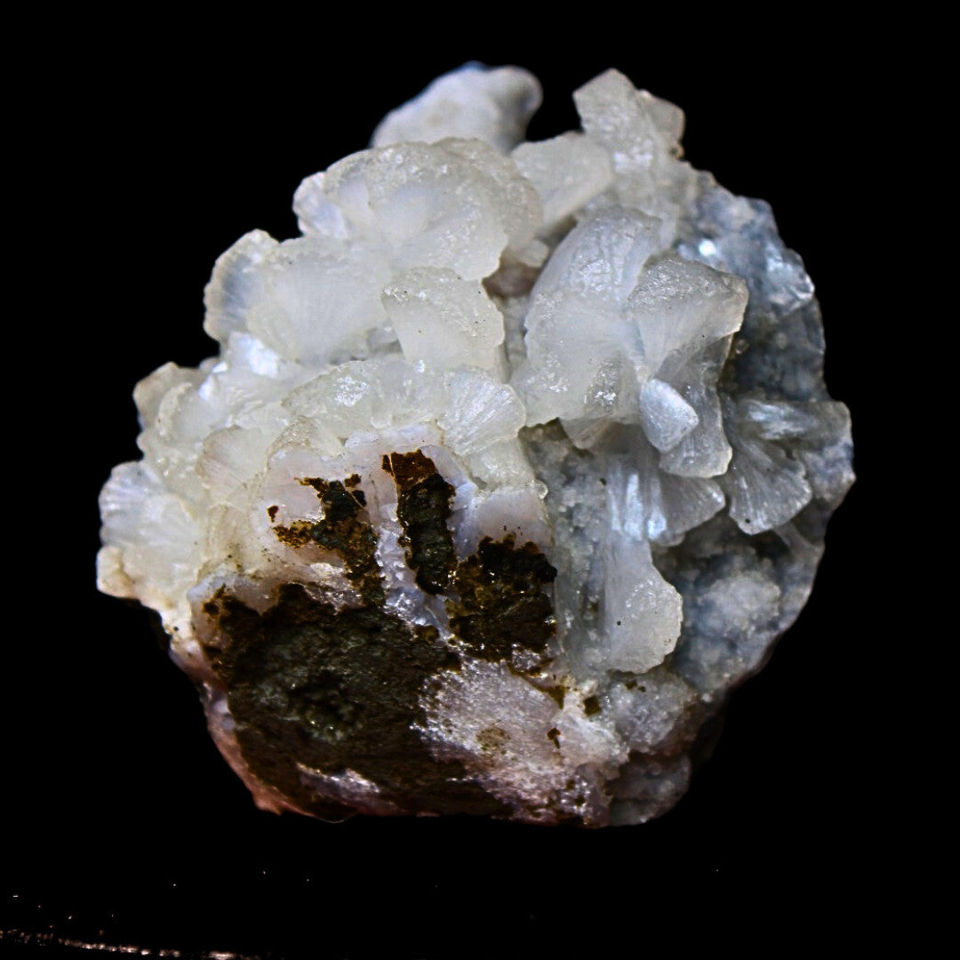 Halundite with Apophyllite Cluster – 210g | 7x7 cm | Natural Crystal from India