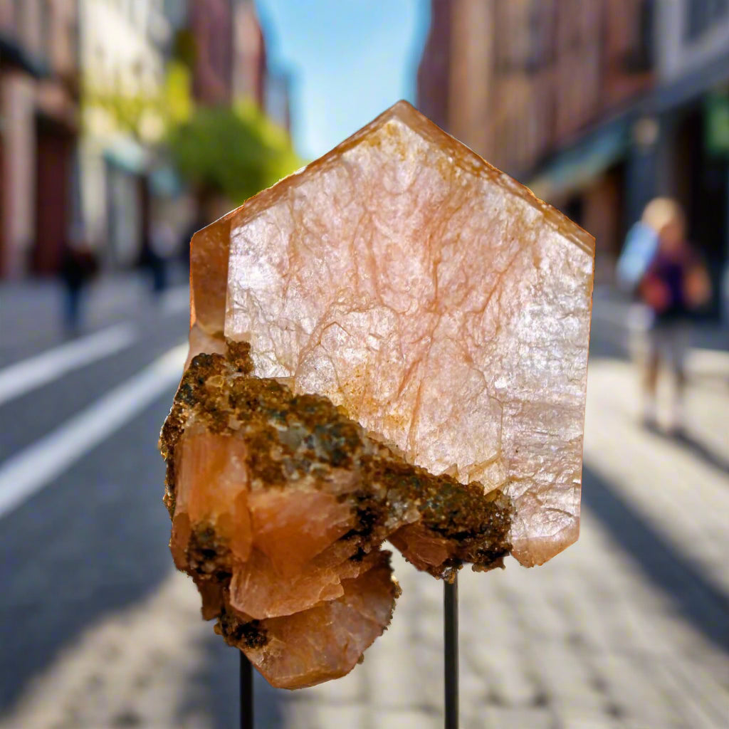Stilbite Crystal Cluster 22g Natural Healing Mineral Specimen 3x4cm India