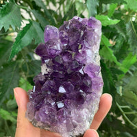 Deep Purple Amethyst Cluster From Uruguayan, Amethyst Geode, Raw Amethyst