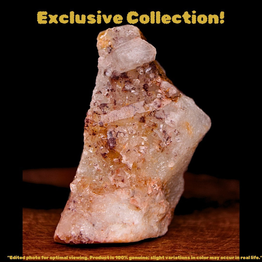 44g Phantom Clear Quartz Natural Raw Healing Crystal Stone Specimen India