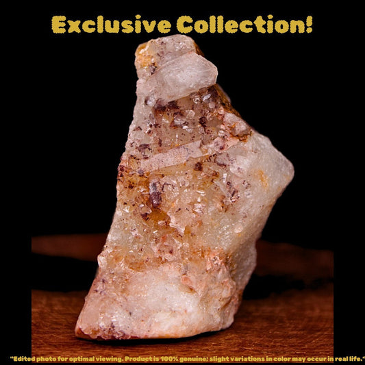 44g Phantom Clear Quartz Natural Raw Healing Crystal Stone Specimen India