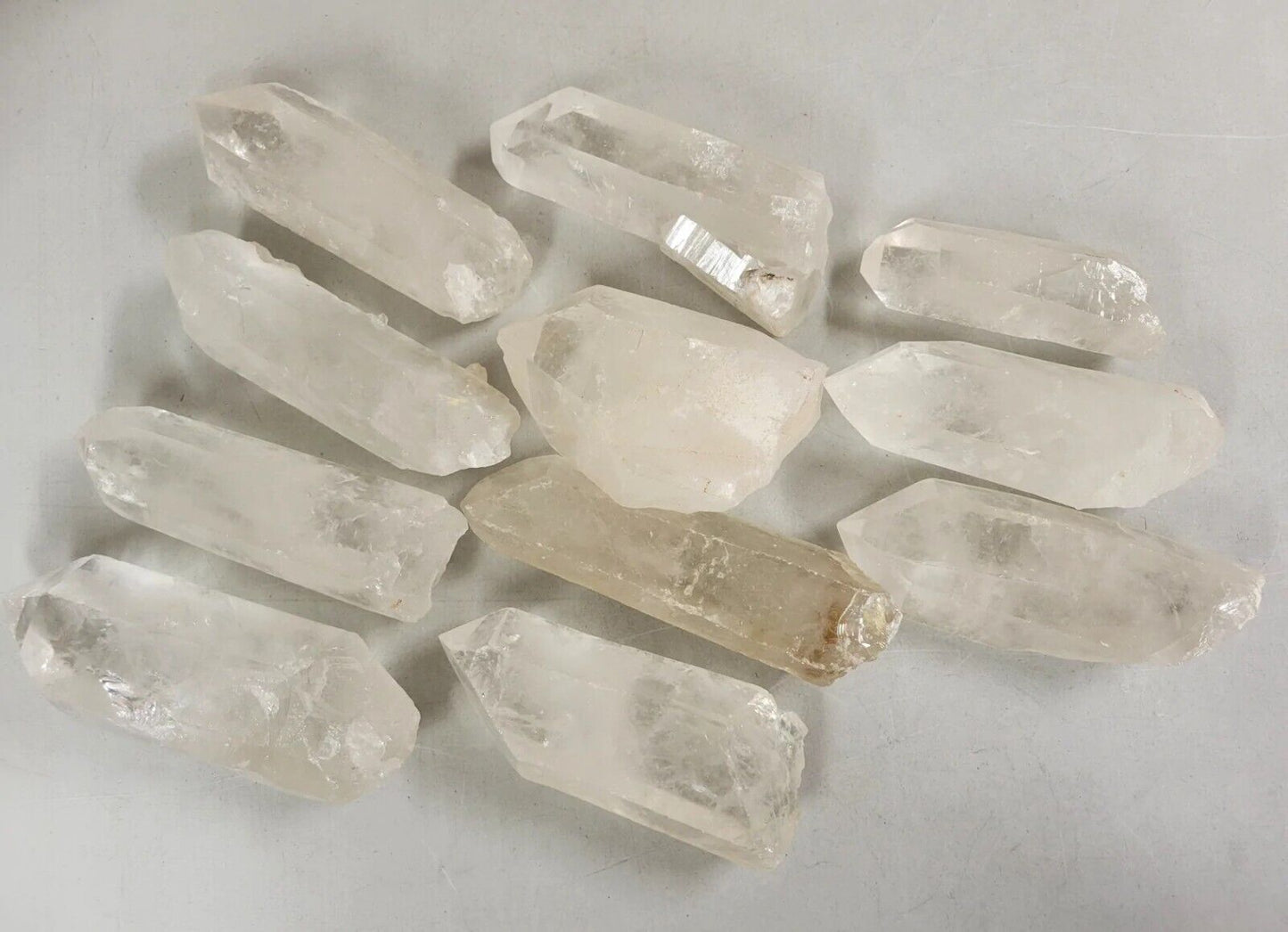 JUMBO QUARTZ CRYSTAL SPECIMENS RAW CLEAR QUARTZ POINTS FOR DISPLAY HEALING GIFT