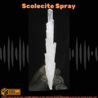 Raw Scolecite Crystal 16g White Natural Zeolite Mineral from India