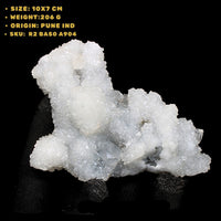 Rainbow Quartz Crystal Cluster 206g Large Mineral Specimen from India