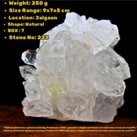 Quartz Healing Cluster 250g Crystal Stone Reiki Meditation Energy Cleansing