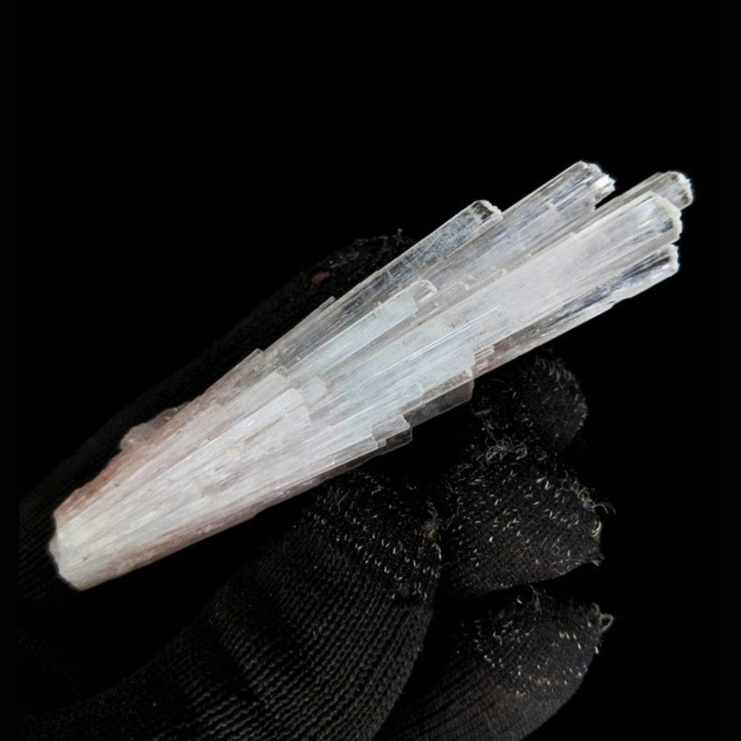 Rare 30g Natural Scolecite Cluster Mineral Specimen Raw White Crystal India