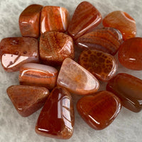 1/2 Lb Lot Tumbled Stones, 0.75-1.25" Crystal Healing Stones, Choose Stone Type