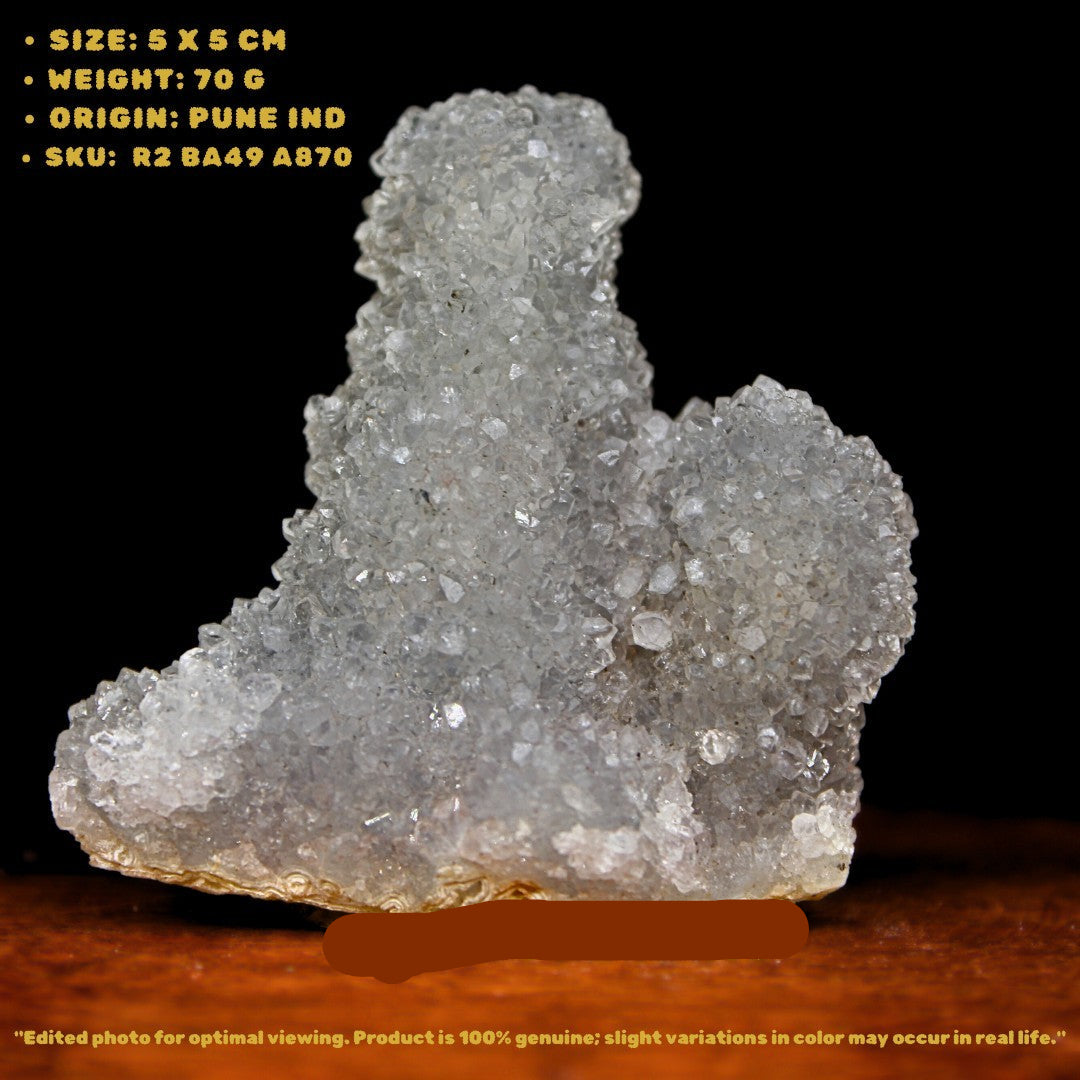 Natural Rainbow Quartz Crystal 70g 5x5 cm Mineral Specimen from India