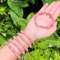 8 mm Bead Gemstone Bracelets: BUY 3 GET 1 FREE! (Stretch Crystal Bead Bracelets)