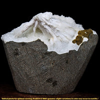 Natural Scolecite Geode Spray 156g | Zeolite Mineral Cluster from India 7x6cm