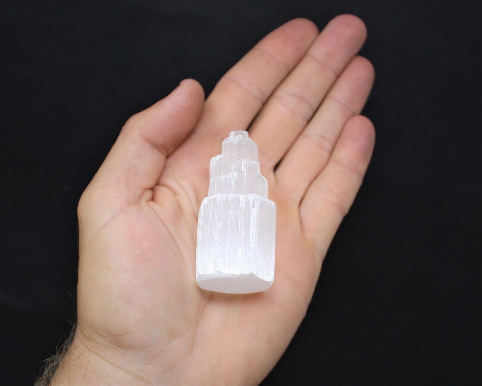 Selenite Crystal Towers 2.5, 4, 6 or 8" (Selenite Tower, Selenite Skyscraper)