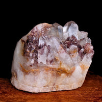 Phantom Quartz Crystal 330g 7x5 cm Raw Natural Cluster Stone from India