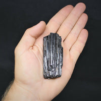 🖤 Bulk Extra Grade Shiny Natural Rough Black Tourmaline Rods – Box of 14–18 Pcs