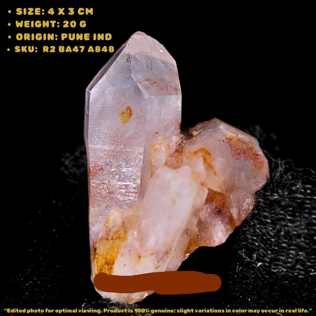 Phantom Quartz 20g Healing Stone Meditation Energy Amplifier Crystal 4x3cm