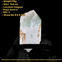 Green Himalayan Clear Quartz 75g  Natural Collector’s Crystal & Healing Stone  7x4 cm