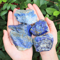 LARGE Rough Lapis Lazuli Chunks, 2" - 3" (Blue Raw Crystal Gemstone Specimen)