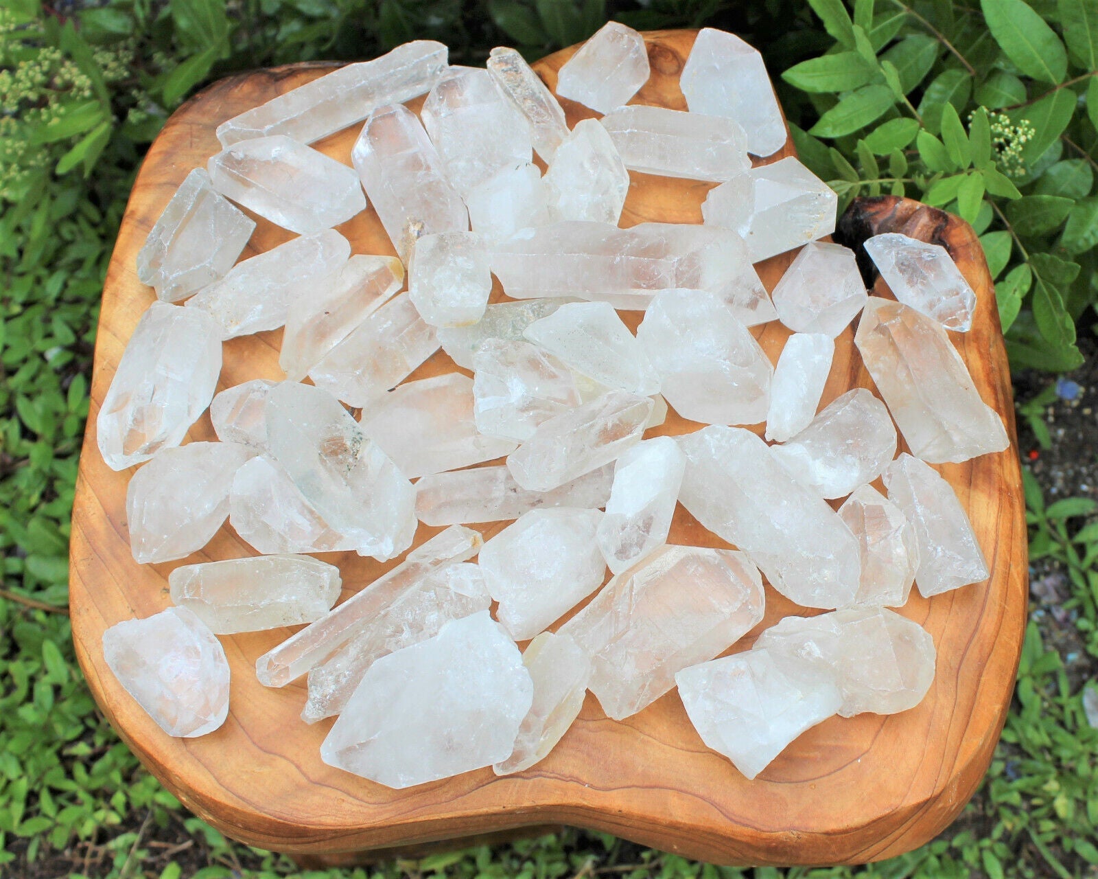 Bulk Wholesale 5 lb Lot CLEARANCE Natural Quartz Crystal Points (GREAT VALUE)