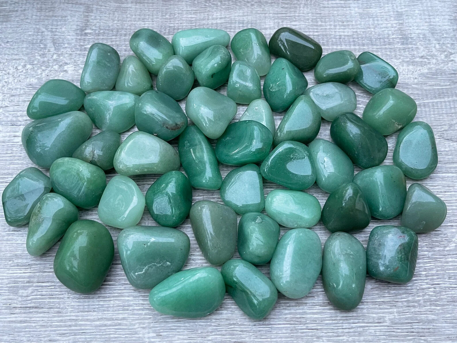 1/2 Lb Lot Tumbled Stones, 0.75-1.25" Crystal Healing Stones, Choose Stone Type
