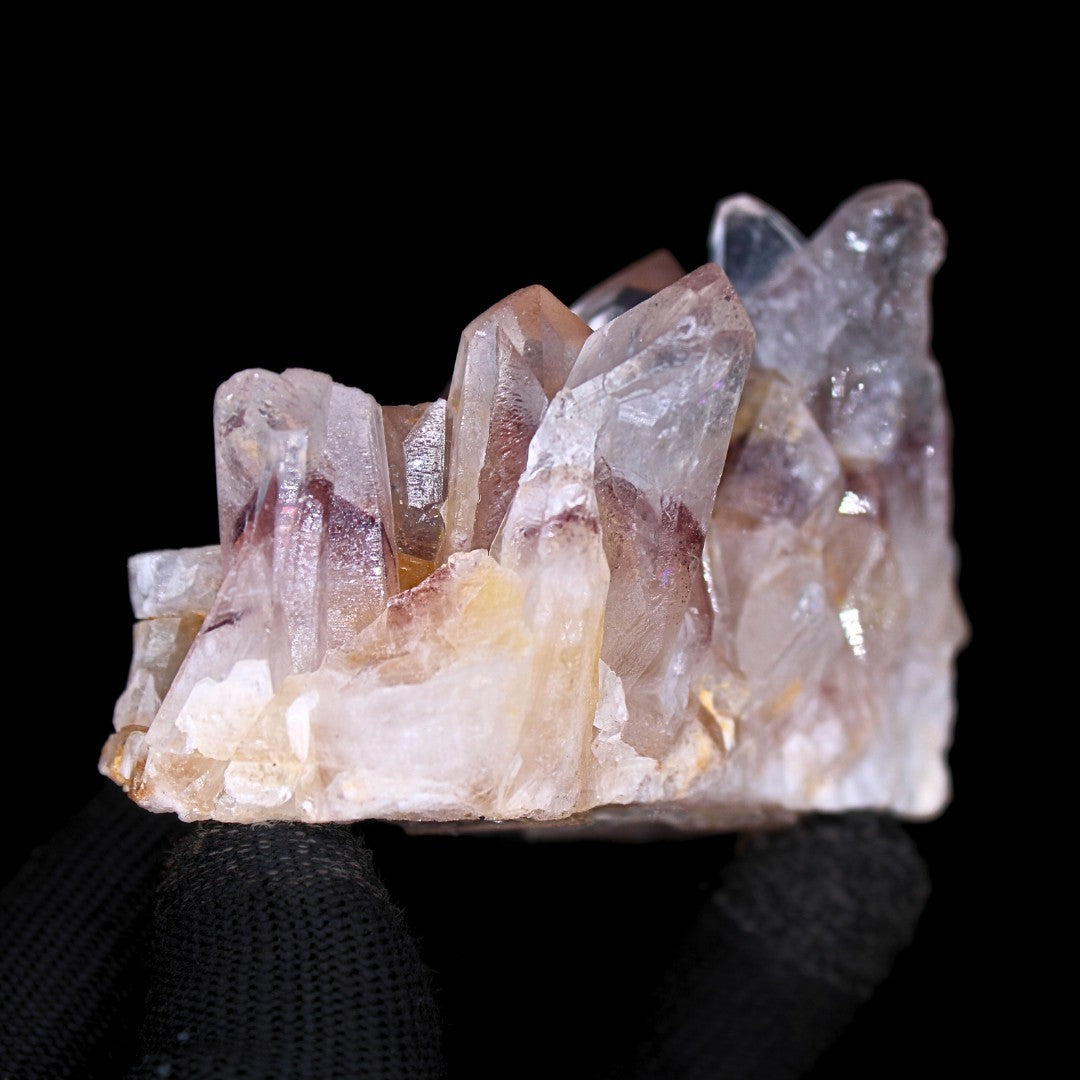 Phantom Clear Quartz Cluster 210g 8x5 cm – Rare Natural Growth Crystal