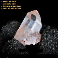 Phantom Clear Quartz Crystal 10g Miniature Mineral Specimen from India 3x2cm