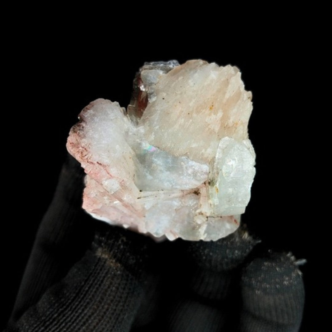 50g Scolecite Natural Cluster Zeolite Mineral Healing Crystal Stone India