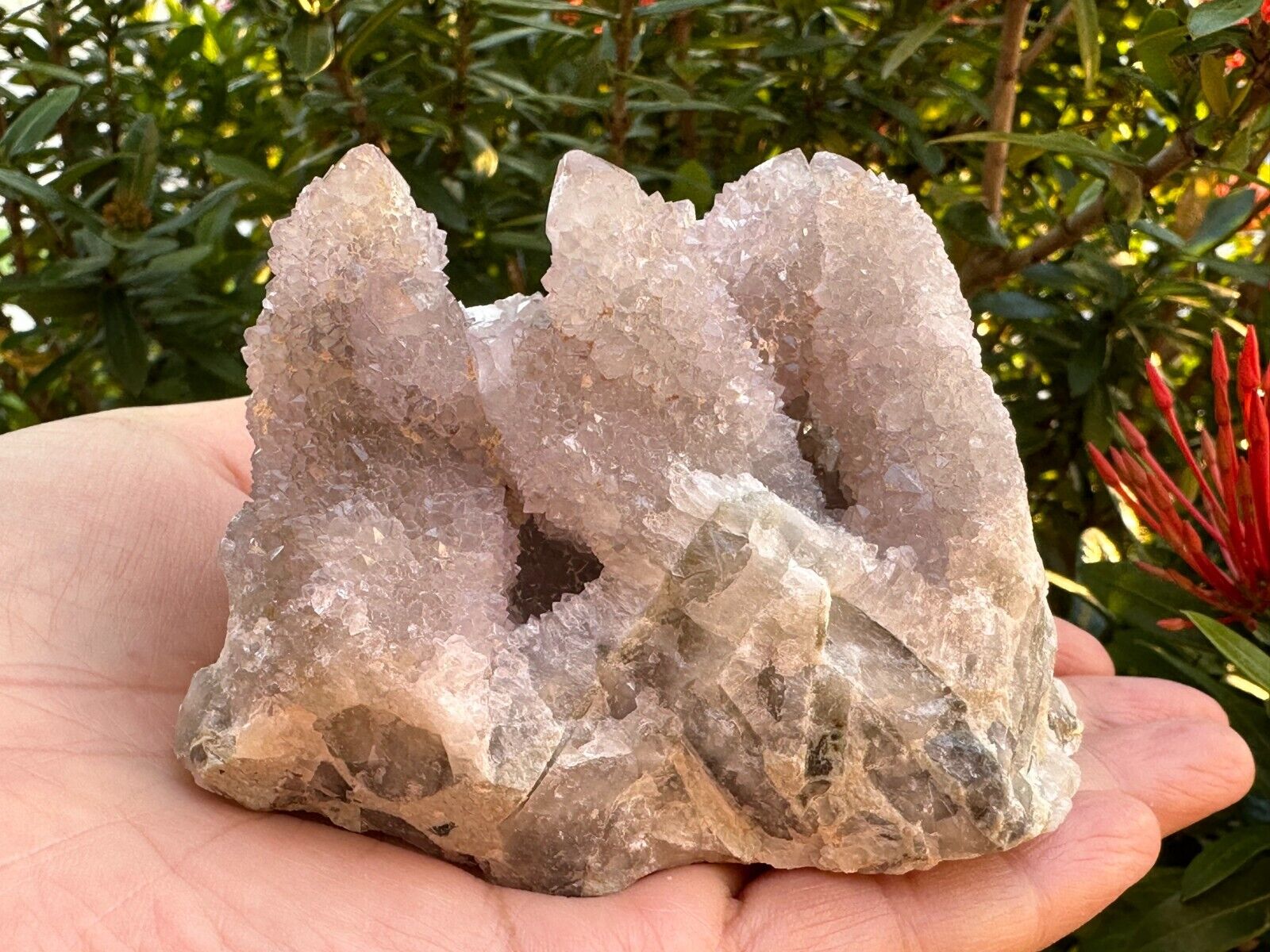 Grade A++Spirit Quartz Clusters,Natural Spirit Quartz Crystals, Porcupine Quartz