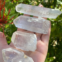 Grade A+++ Natural Clear Quartz Crystal Points, 2 to 4 Inches Long, 2-3 oz