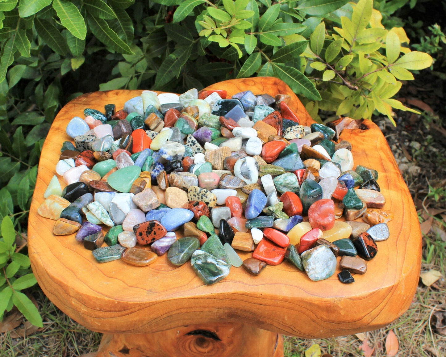 Assorted Tumbled Stones: SMALL, MEDIUM or LARGE Sizes Wholesale Bulk Lots Mixed