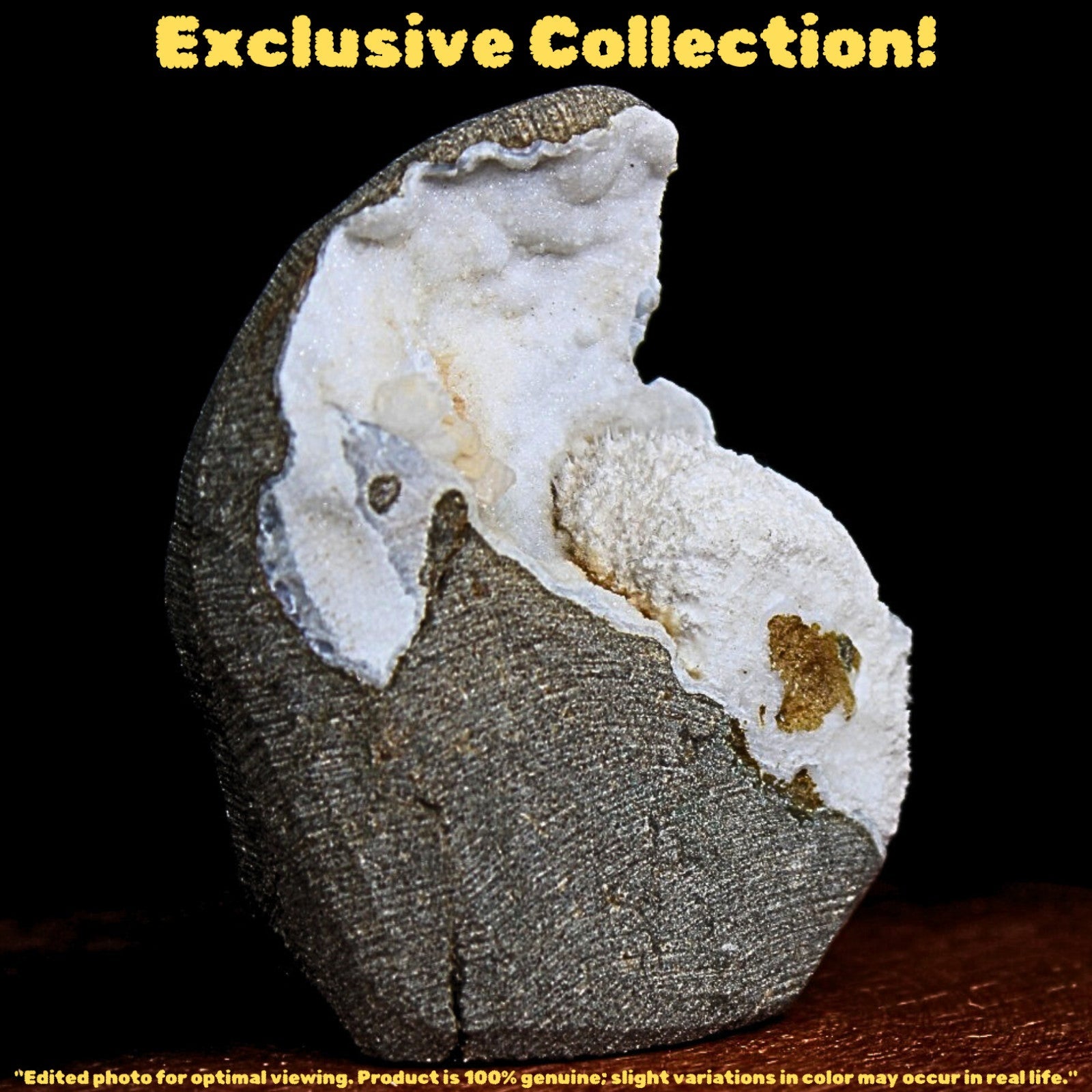 Raw Scolecite Geode 80g Natural Crystal Healing Mineral India