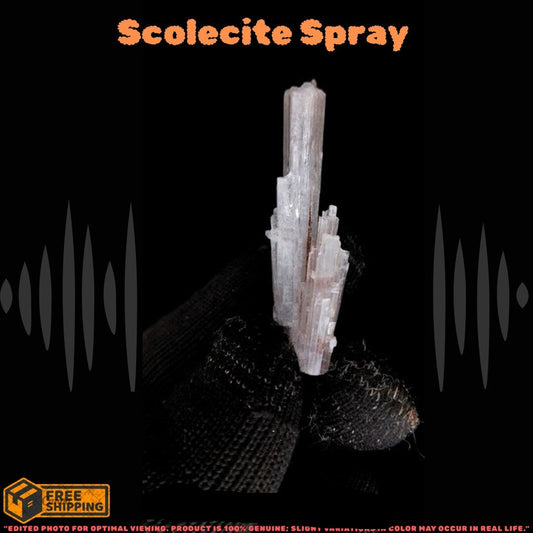 Rare 10g Scolecite Cluster Mineral Specimen India Zeolite Collection Piece