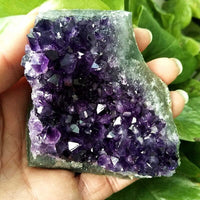 Large Natural Amethyst Cluster Quartz Crystal Druzy Geode Healing Stone Specimen