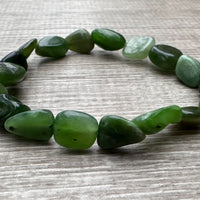 Wholesale Grade A++ Gemstone Nugget Bracelet, Choose from 18 Gemstone Types