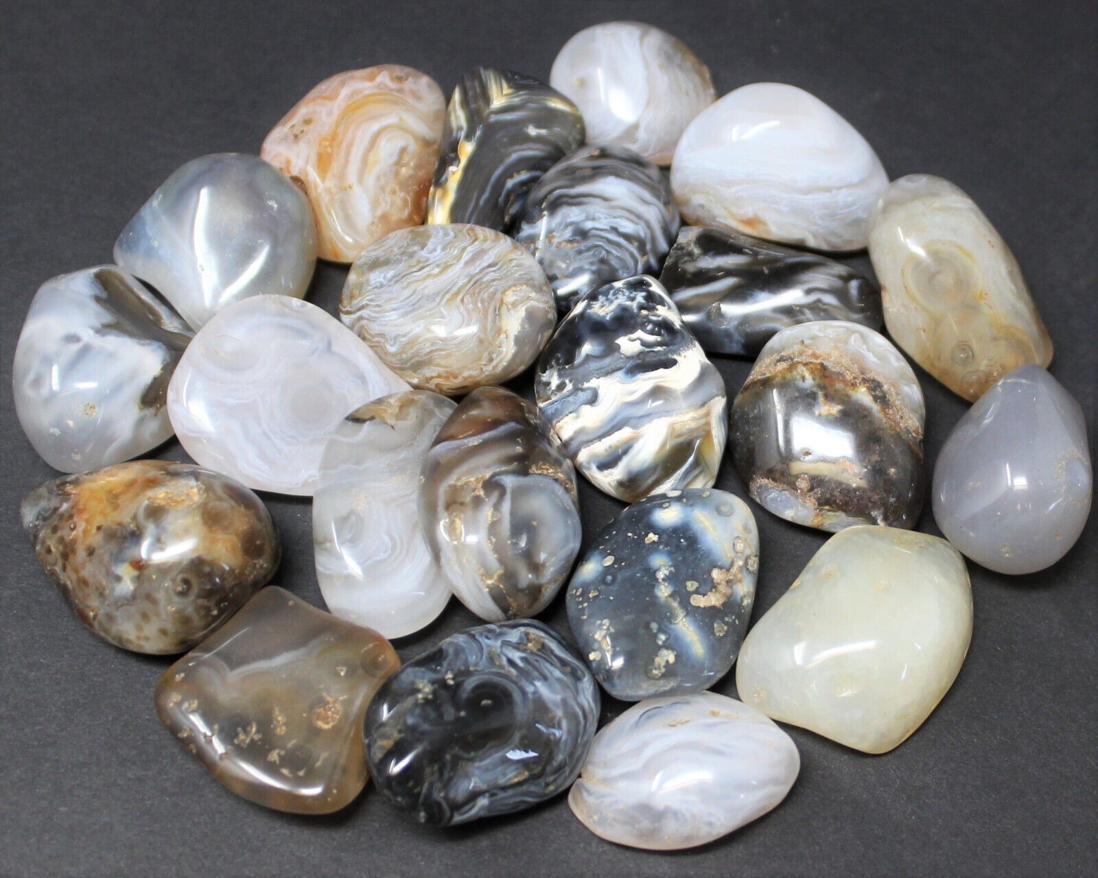 1/4 lb Tumbled Stones: U Choose Type - Wholesale Bulk 4 oz Lots