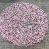 Grade A++ Rose Quartz Semi Tumbled Gemstone Mini Chips 3-8mm, Wholesale Bulk Lot