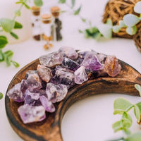 Raw Amethyst Crystal Chunks - Bulk Natural Amethyst Rough Stones from Brazil