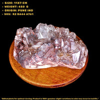 Phantom Clear Quartz Cluster 450g 11x7cm Rare Layered Crystal Mineral Display