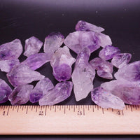 Amethyst Points 1/4 Lb Natural Dark Purple Crystal Points Gemstone Specimens