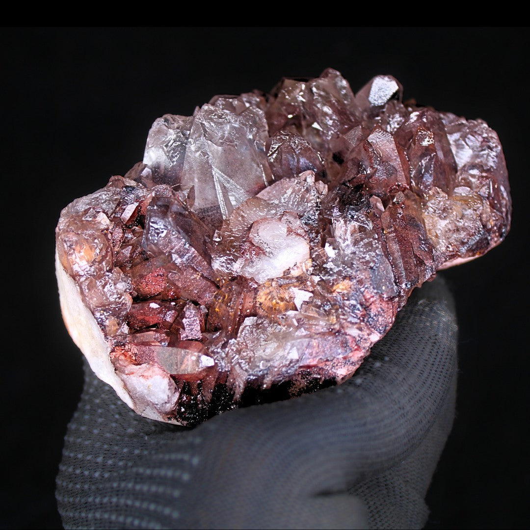 Phantom Clear Quartz Cluster 450g 11x7cm Rare Layered Crystal Mineral Display