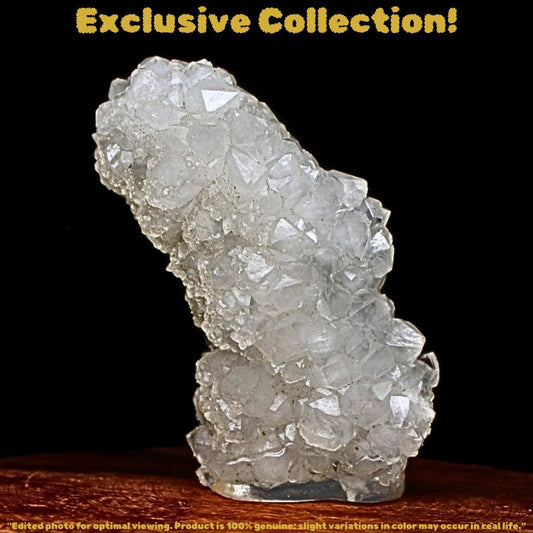 Apophyllite Flower Cluster 120g Cabinet Mineral Specimen India 8x4cm