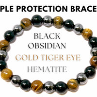 8 mm Bead Gemstone Bracelets: BUY 3 GET 1 FREE! (Stretch Crystal Bead Bracelets)