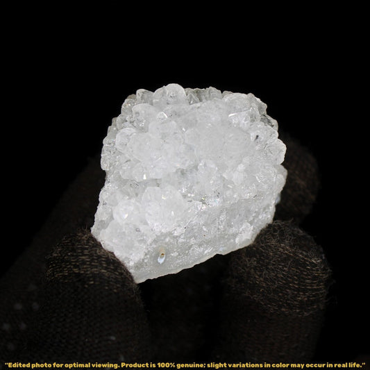 Natural Rainbow Quartz Crystal Cluster 43g Healing Specimen India 4x3 cm