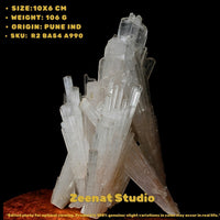 Beautiful Natural Scolecite Healing Cluster Stone 106g | 10x6 cm Powerful