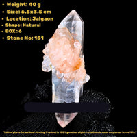 Natural Phantom Quartz Cluster 40g | Meditation, Chakra & Display Specimen
