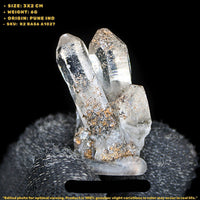 Himalayan Clear Quartz 6g Healing Stone for Energy, Clarity & Meditation 3x2cm