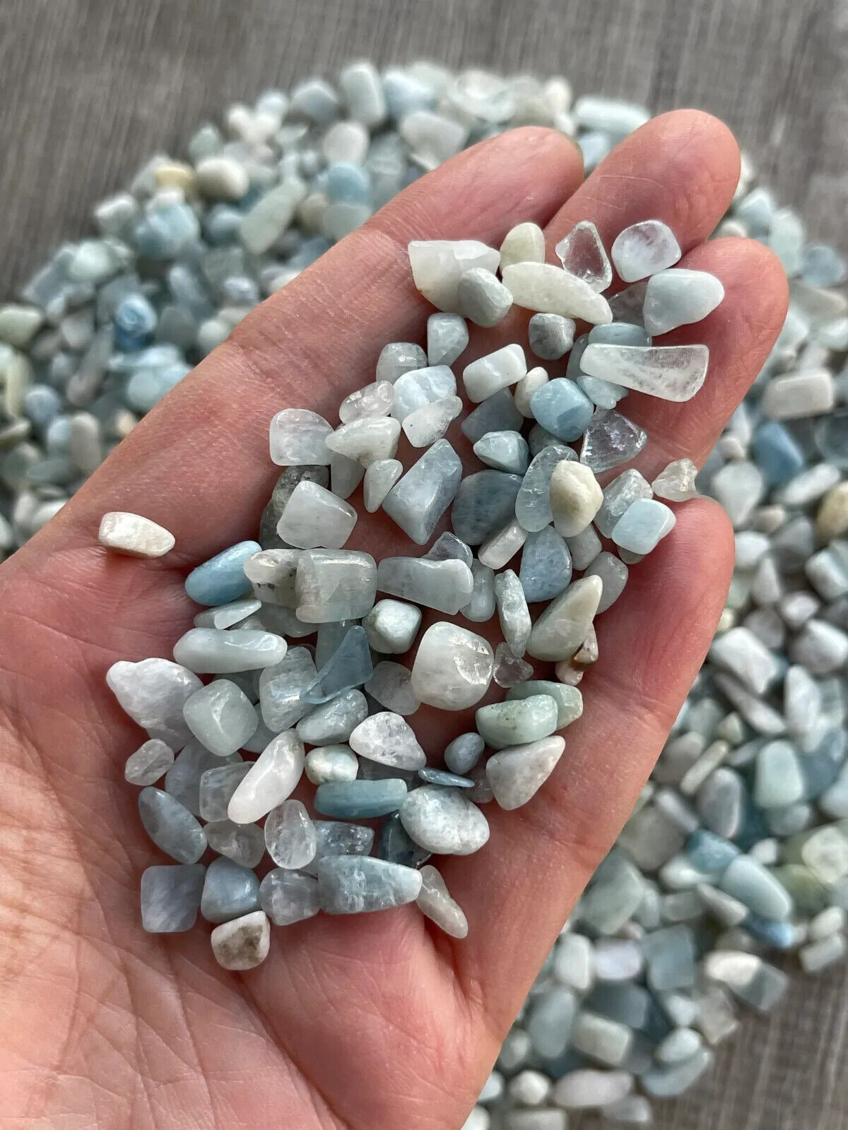 Grade A++ Semi Tumbled Gemstone Mini Chips 3 - 18 mm, Choose From 4 oz to 3 lbs