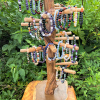 8 mm Bead Gemstone Bracelets: BUY 3 GET 1 FREE! (Stretch Crystal Bead Bracelets)